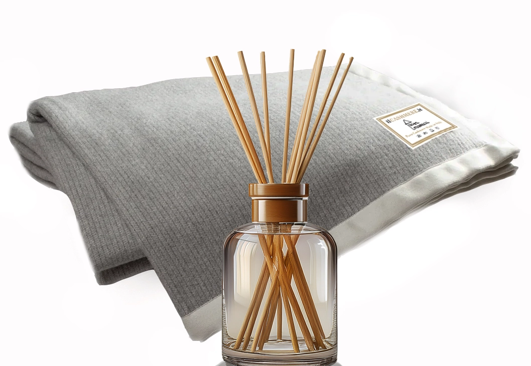 Riflessi d'Aurora Coperta 100% Cashmere 400 gr. mq. invernale - immagine 4