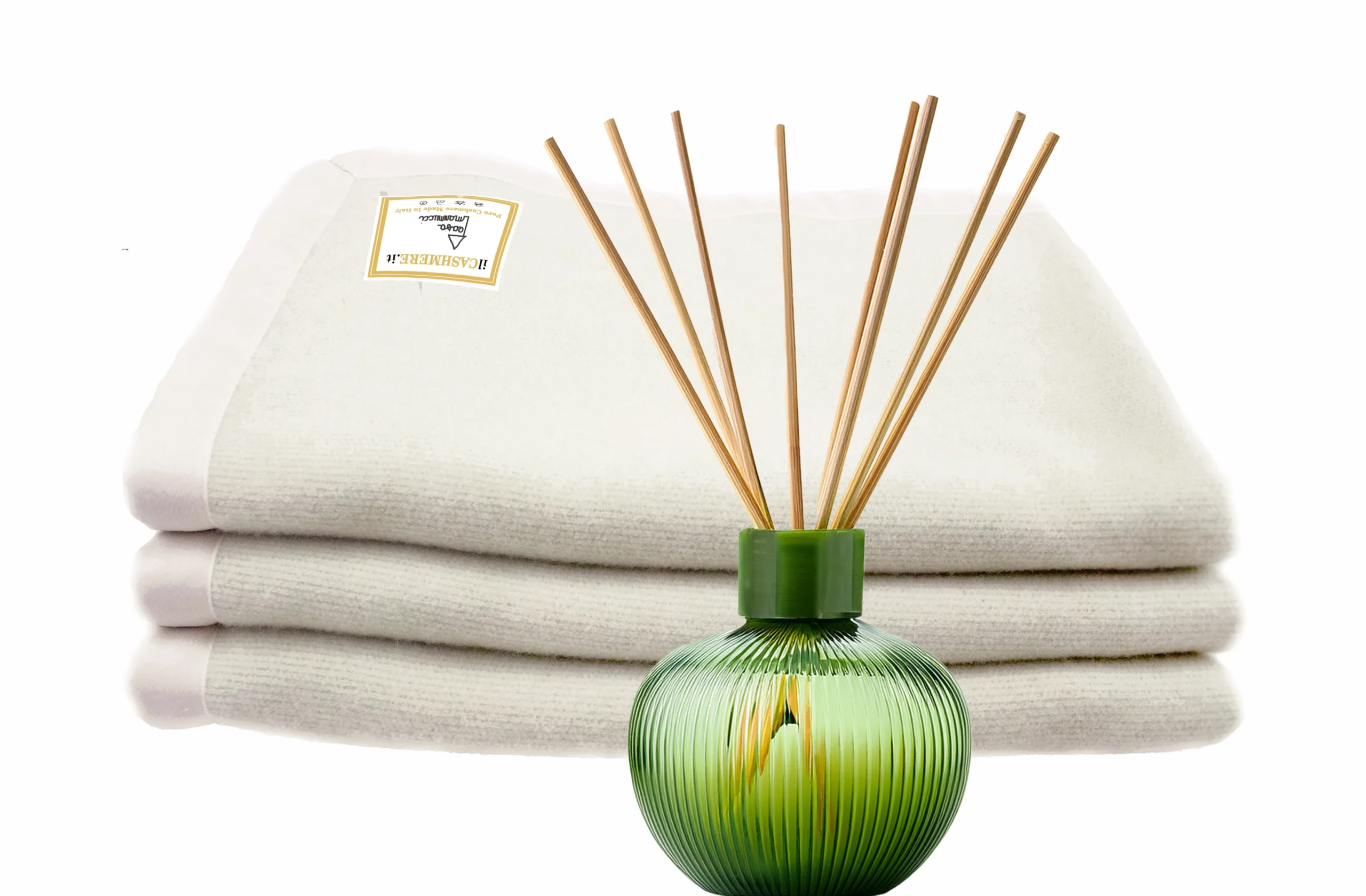 Riflessi d'Aurora Coperta 100% Cashmere 400 gr. mq. invernale