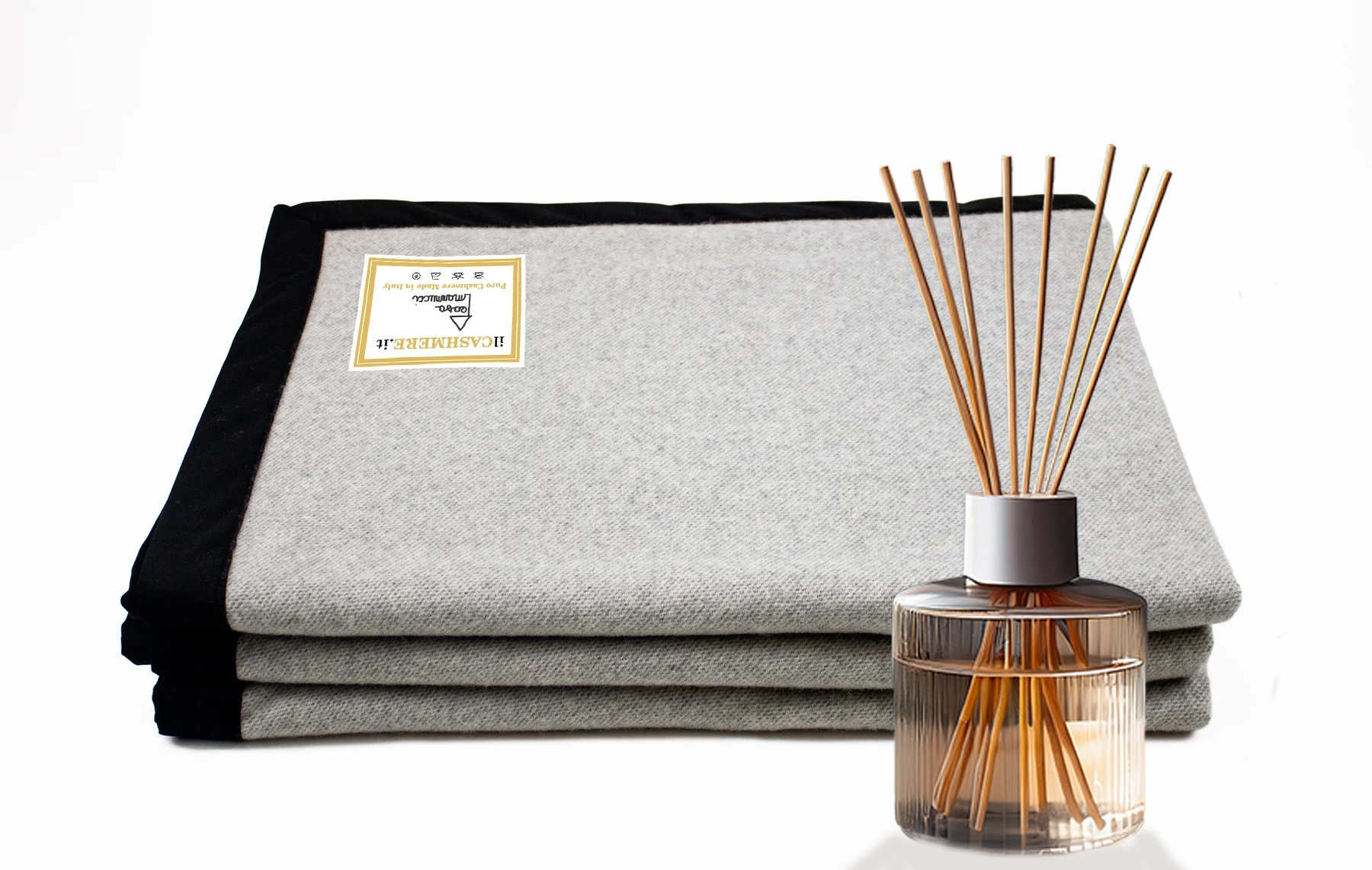 Brezza di Luna Coperta 100% cashmere 290 gr. mq. medio peso